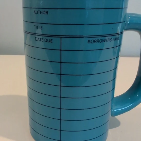 Out Of Print 12 Ounce Library Card Ceramic Coffee / Tea Mug - Picture 13 of 16